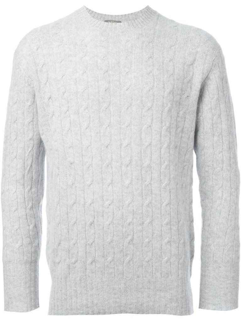 'The Thames' cable knit jumper