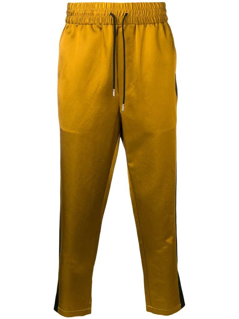 Track Pants With Contrasted Side Bands