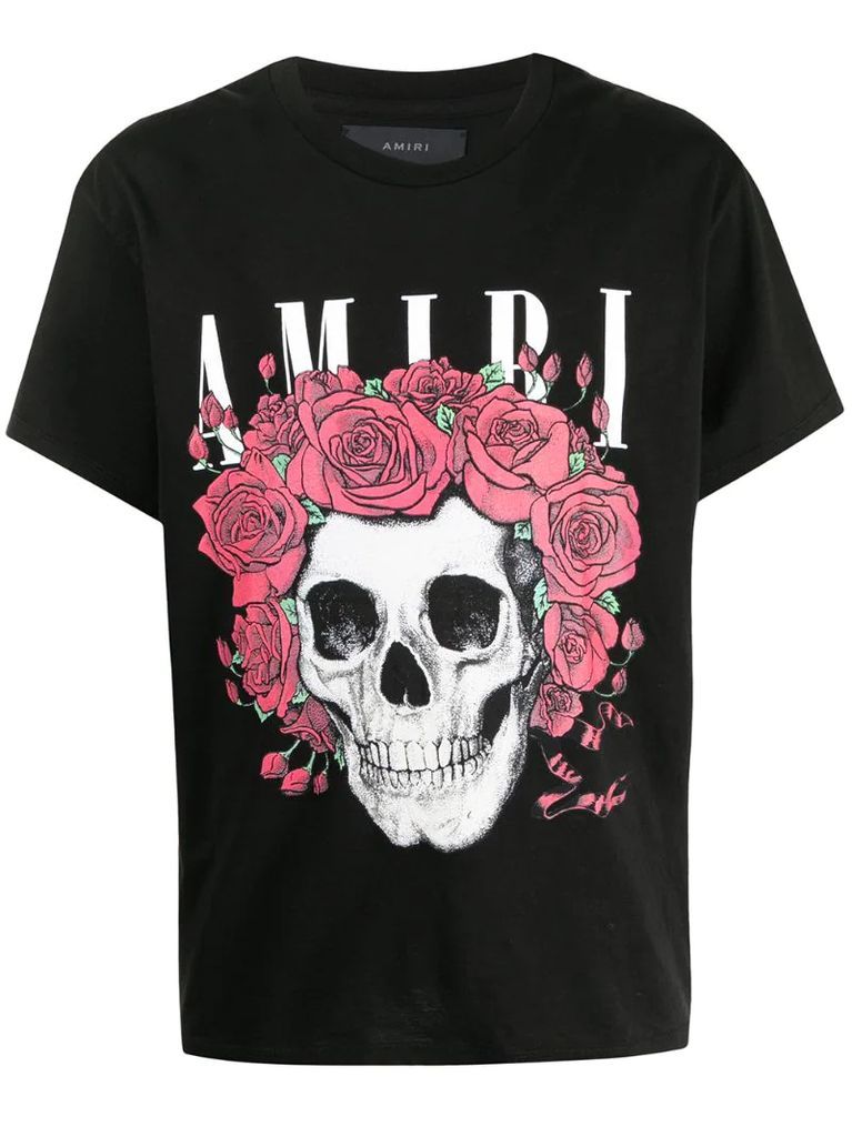 Grateful Dead skull-print cotton T-shirt