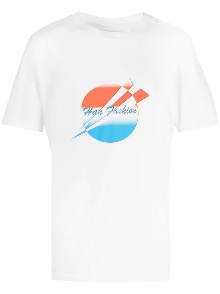organic cotton graphic-print t-shirt