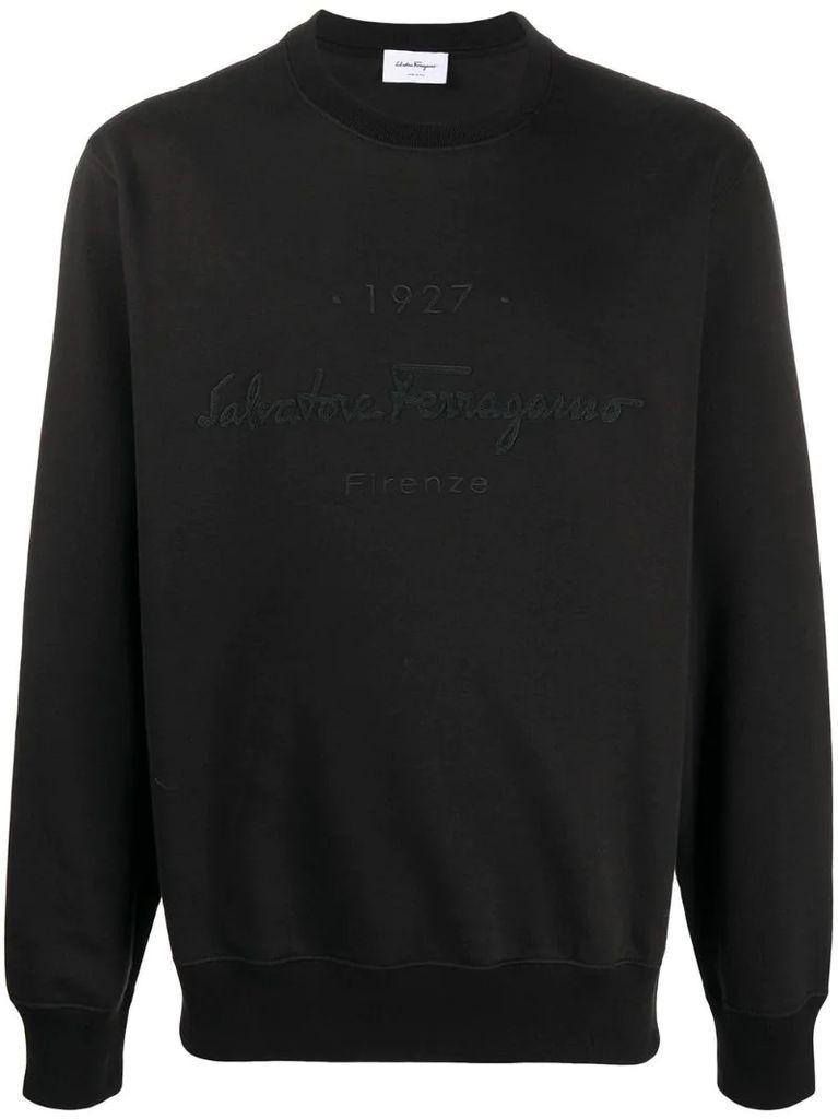 1927 logo-embroidered sweatshirt