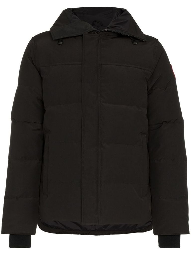 macmillan quilted shell hooded down parka