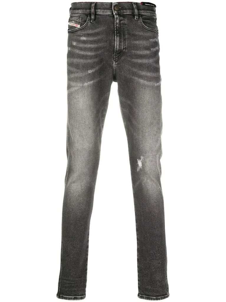 grey wash skinny jeans