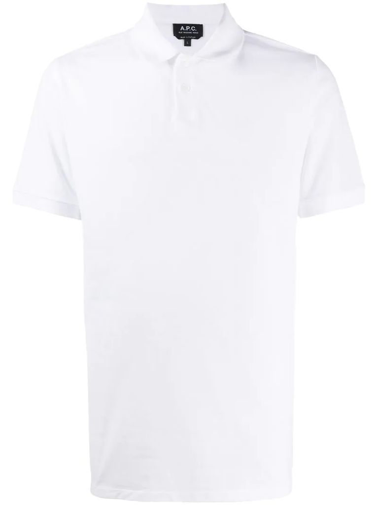 solid-color polo shirt