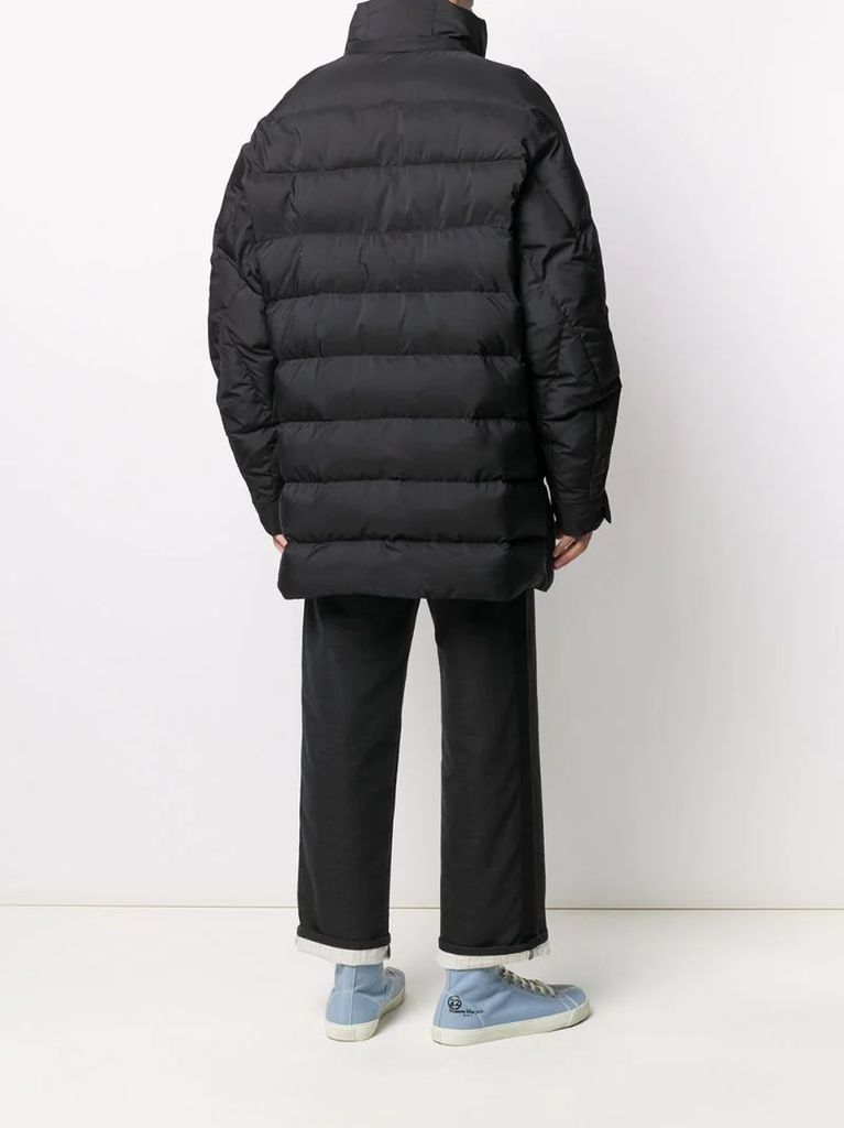 mid-length puffer jacket