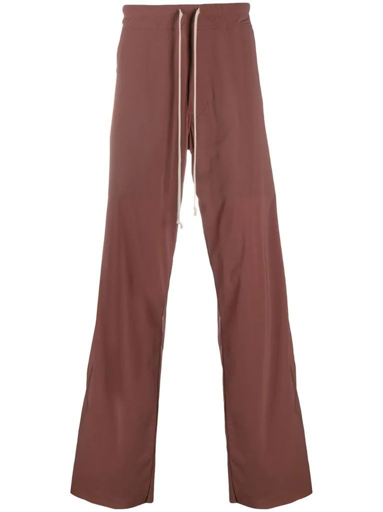 drawstring extra long trousers