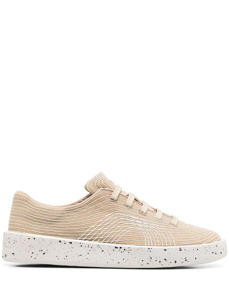 Courb contrast-stitch sneakers