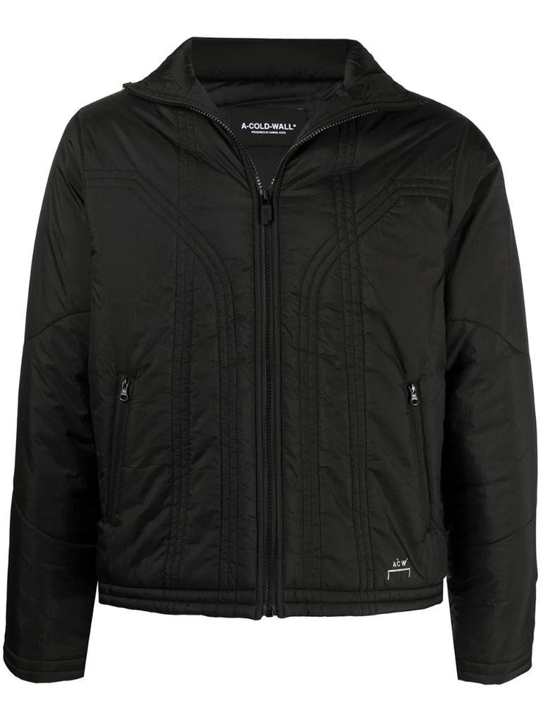 front zip padded jacket