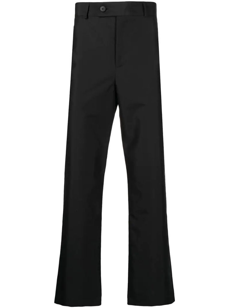 Crinkle tailored trousers