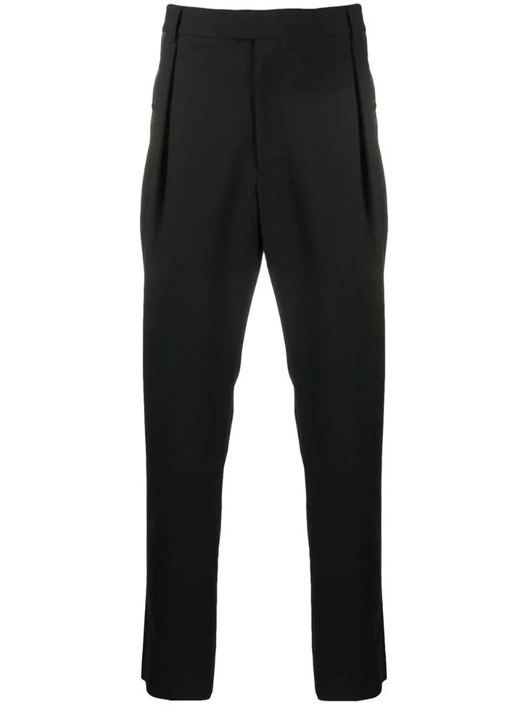 tailored side stripe trousers