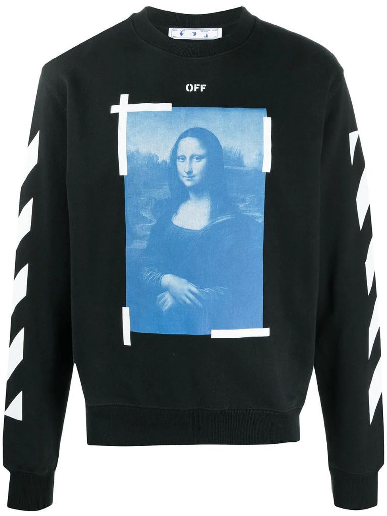 Mona Lisa graphic print sweatshirt