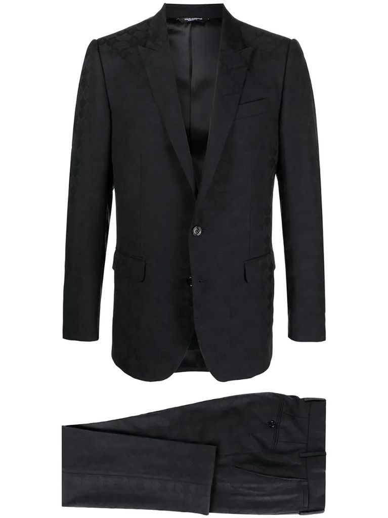 DG-jacquard two-piece suit
