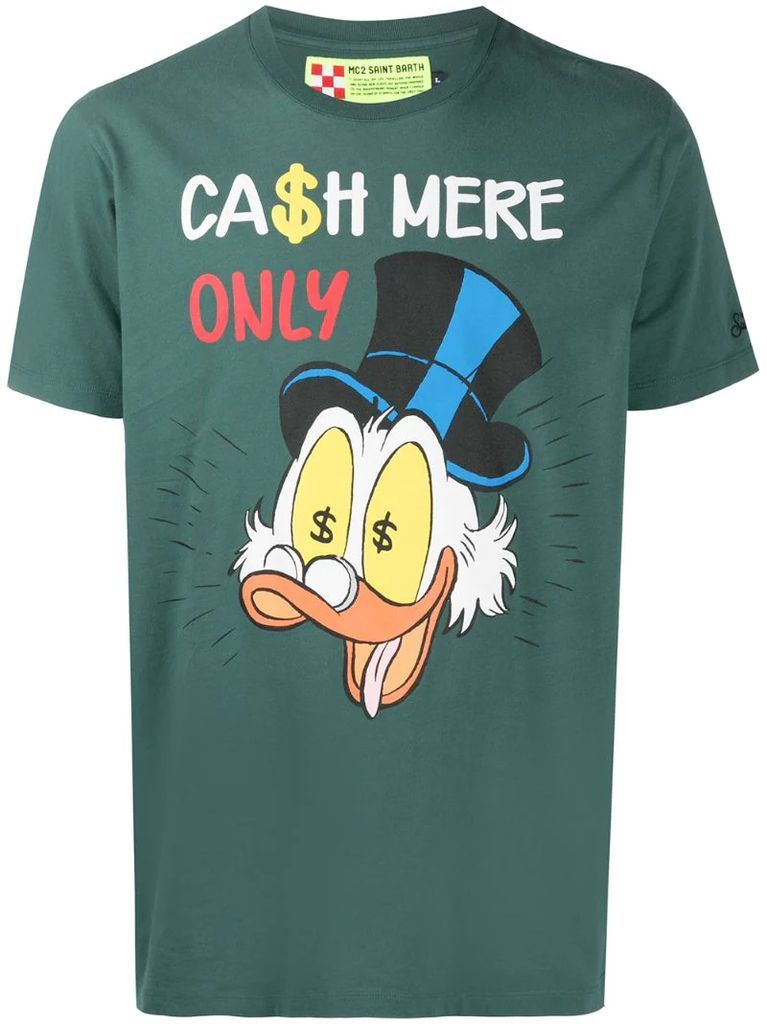 Cash Mere-print cotton T-shirt
