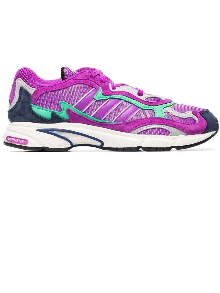 purple Temper Run suede sneakers