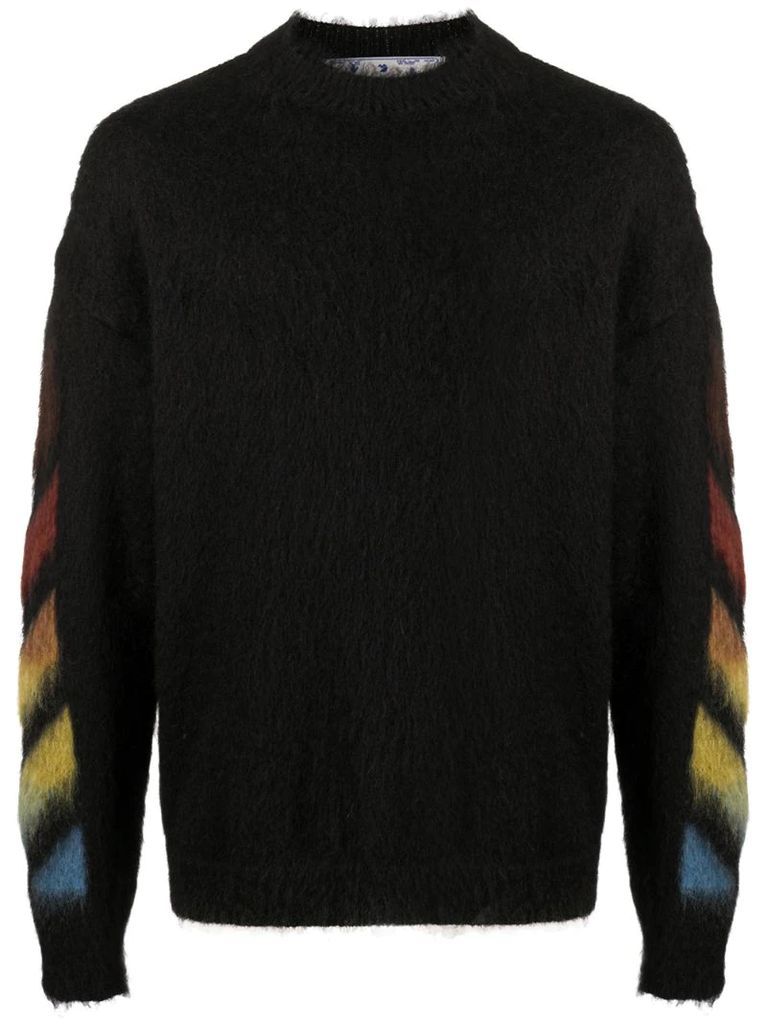 diagonal Arrows knitted jumper
