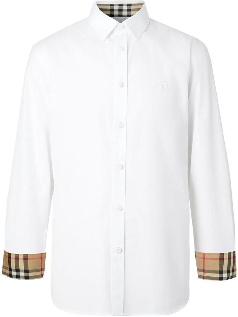 Monogram Motif slim-fit shirt