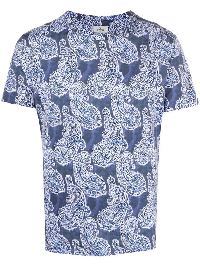 paisley-print cotton T-Shirt