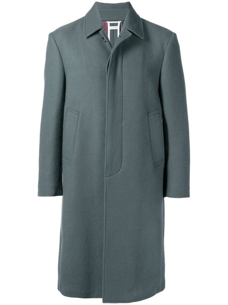 Relaxed Cashmere Bal Collar Overcoat