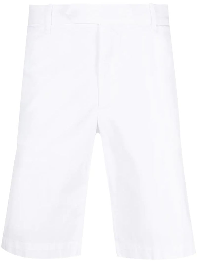 cotton-blend chino shorts