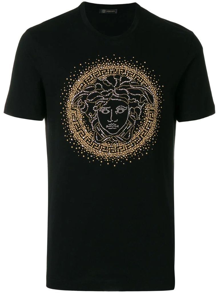 Medusa studded T-shirt