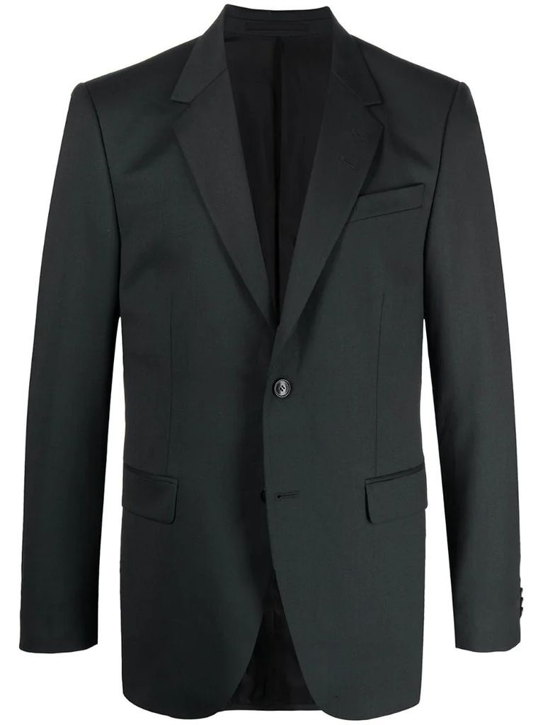 fitted single-breasted blazer