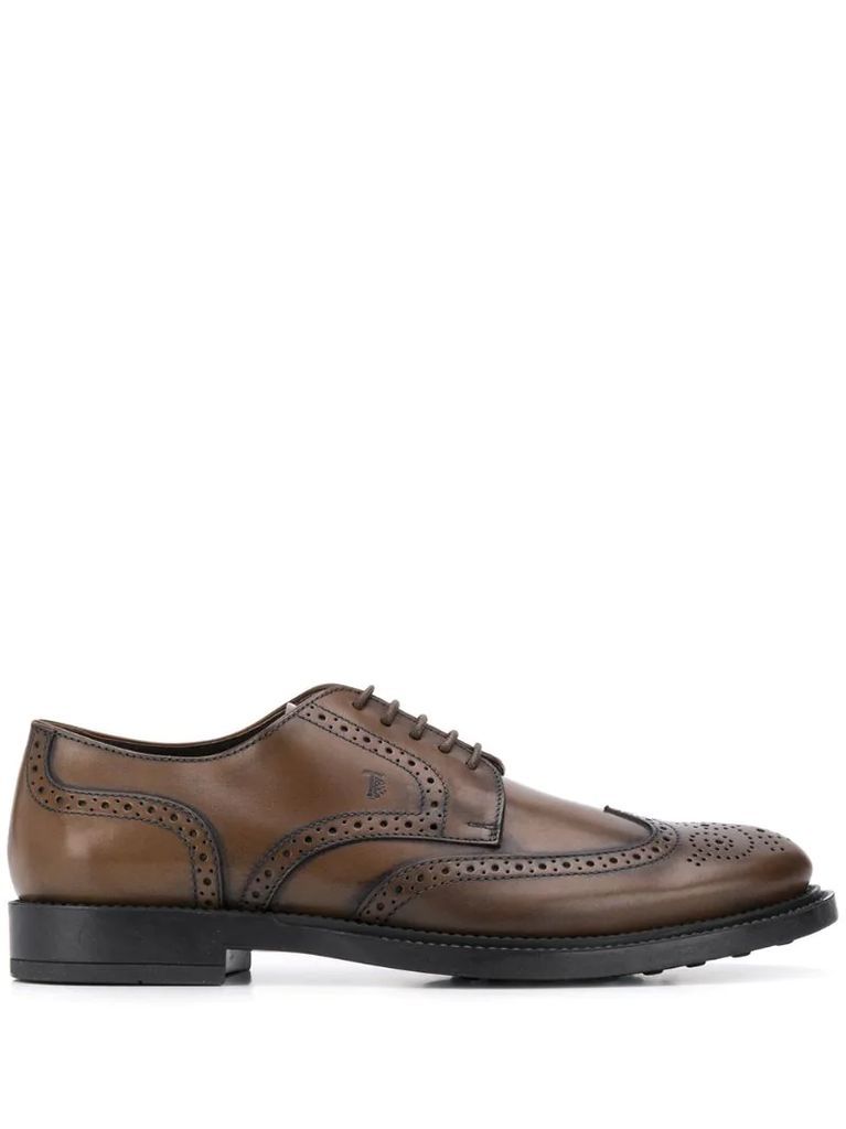 leather brogues