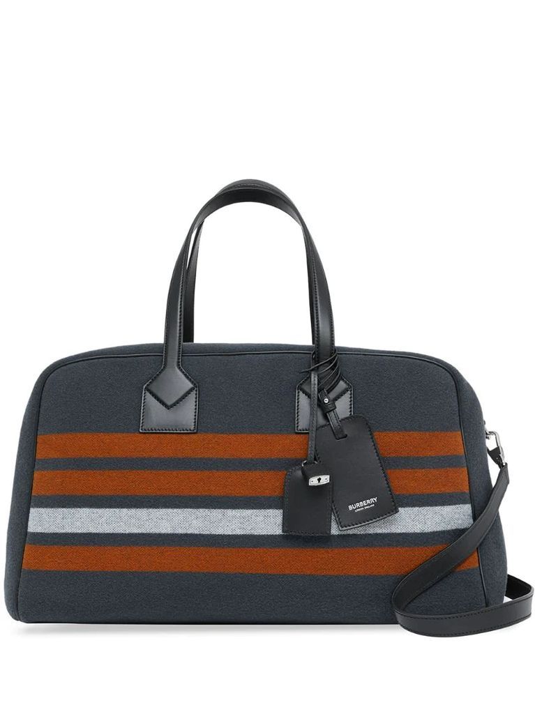 striped Cube holdall