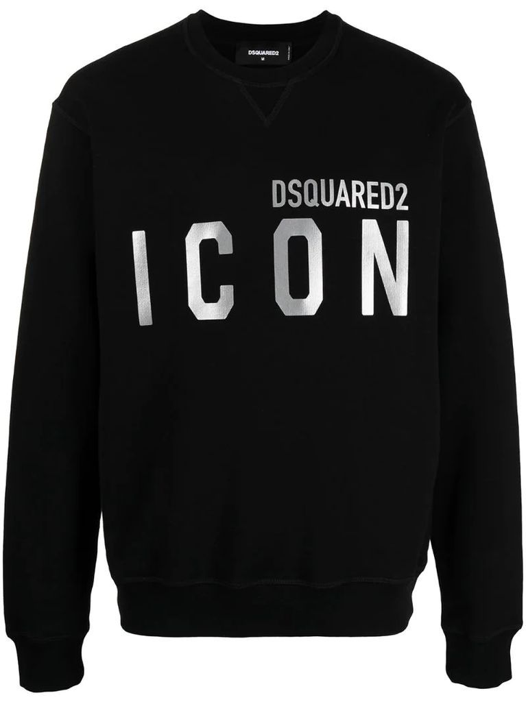 Icon-print sweatshirt