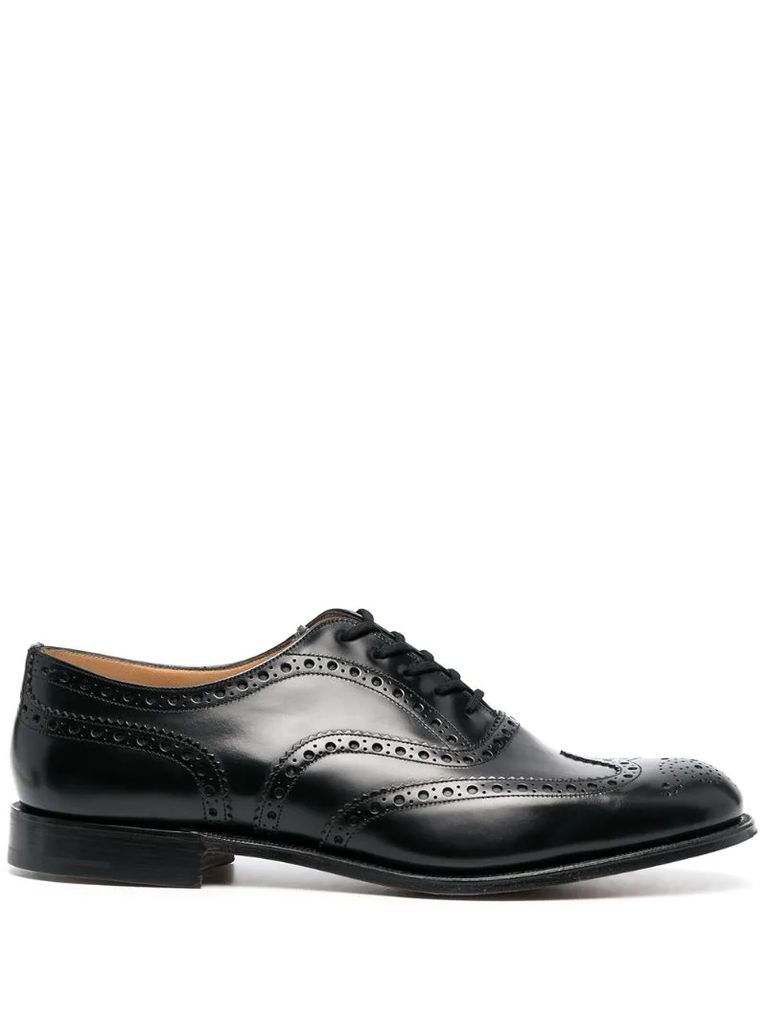 Burwood polished brogue Oxford shoes