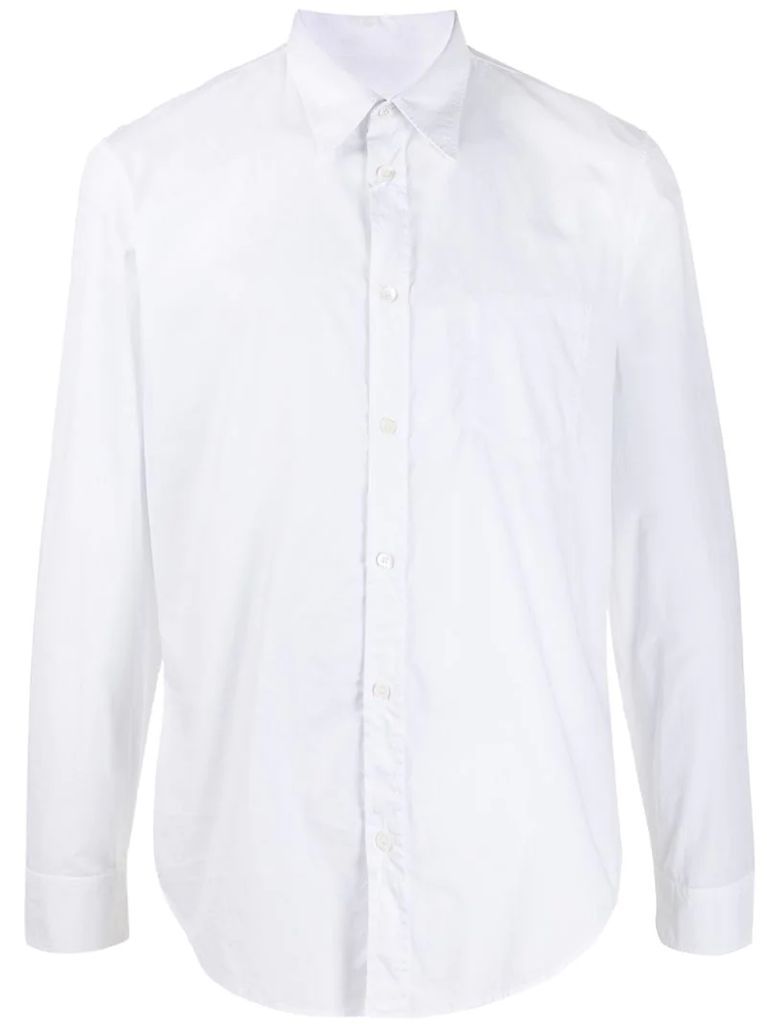 long-sleeved cotton shirt