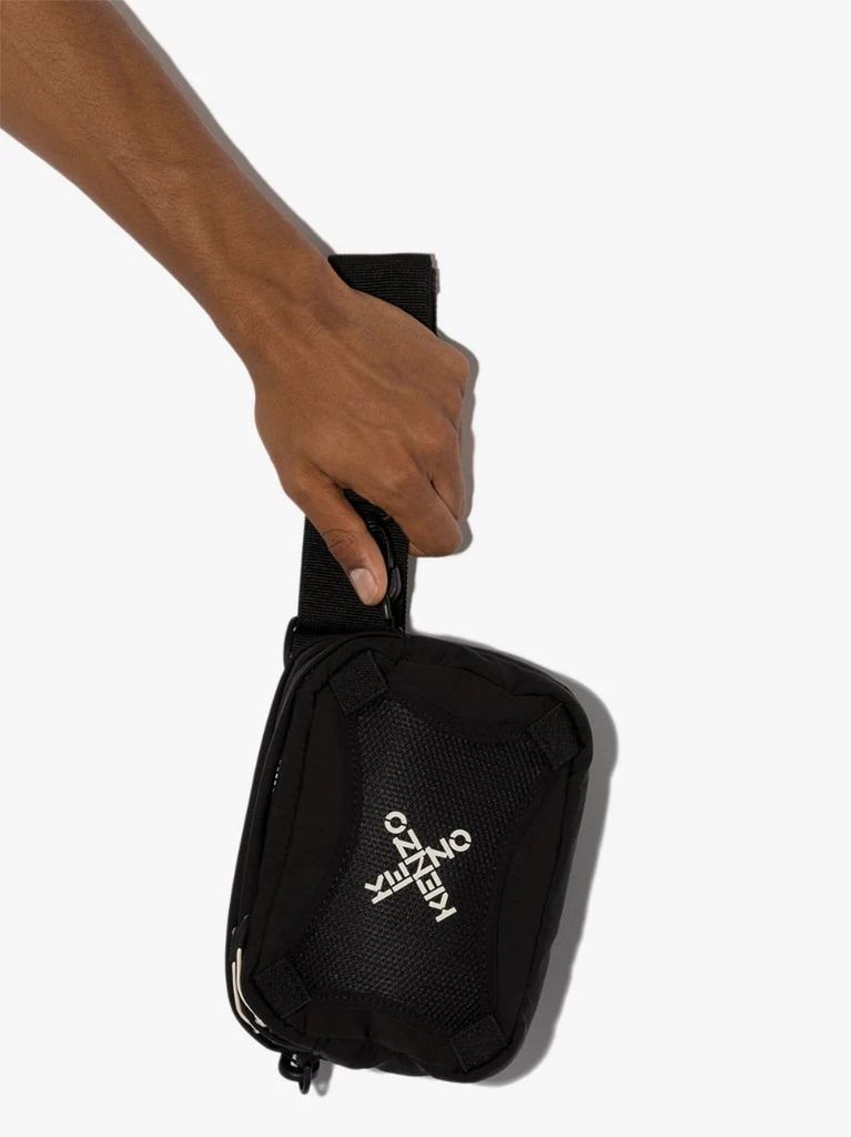 Active logo-print crossbody bag