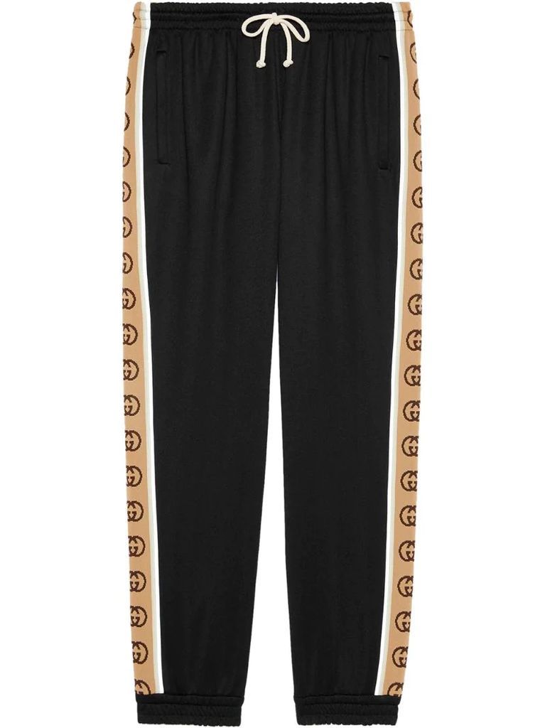 logo tape-trim track pants