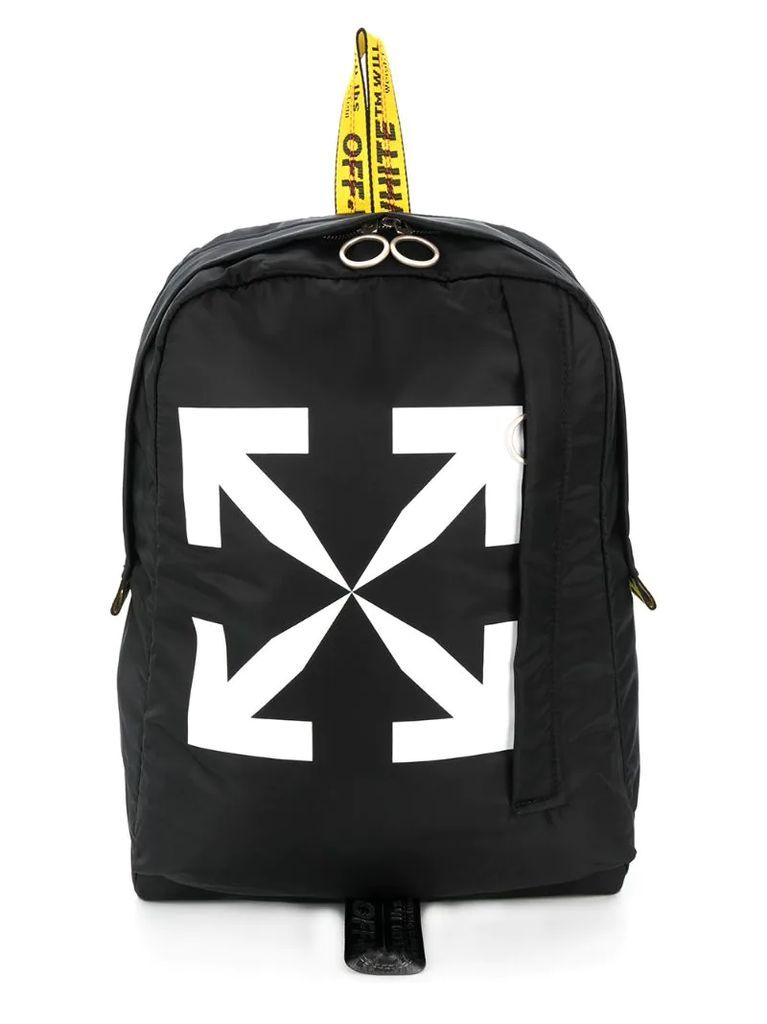 Arrows printed backpack