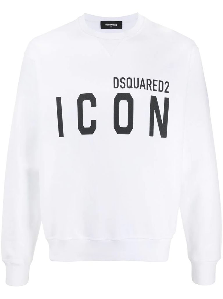 Icon-print sweatshirt