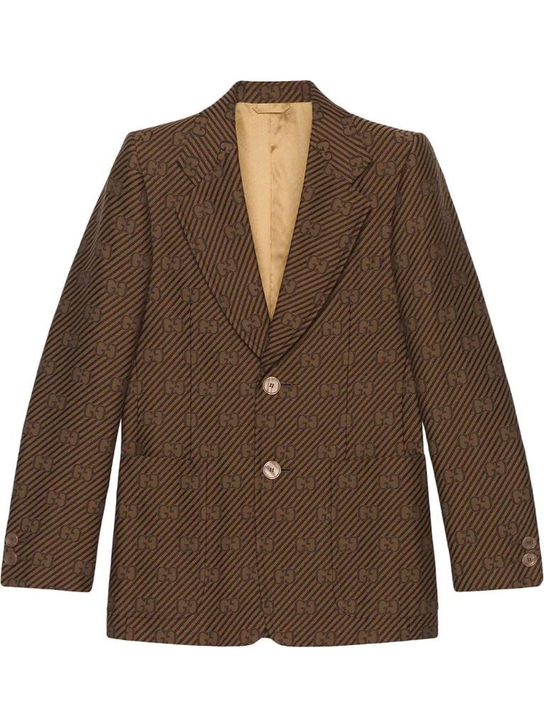 GG single-breasted blazer jacket