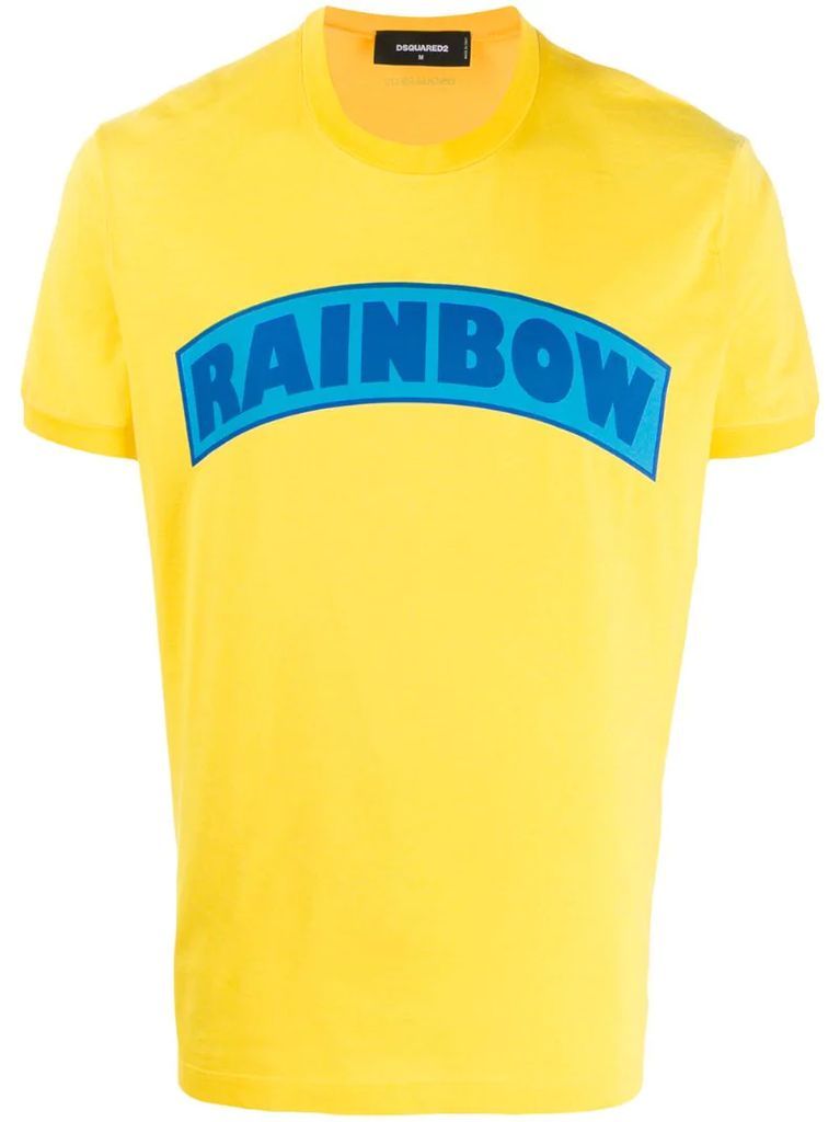 Rainbow print T-shirt