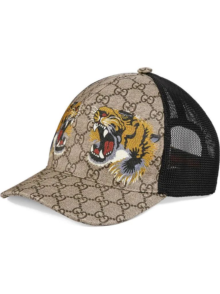 Tigers print GG Supreme baseball cap