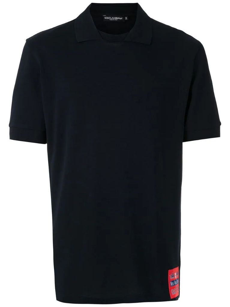collared slim-fit T-shirt
