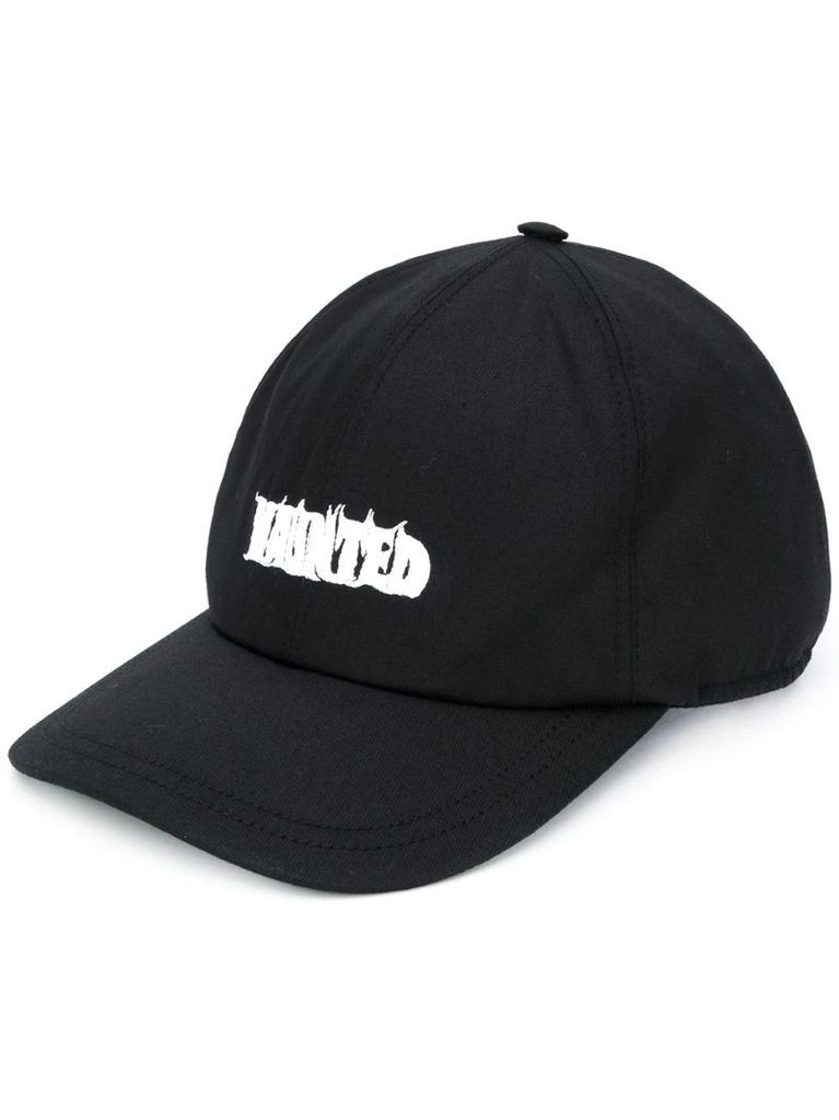 embroidered Wanted cap