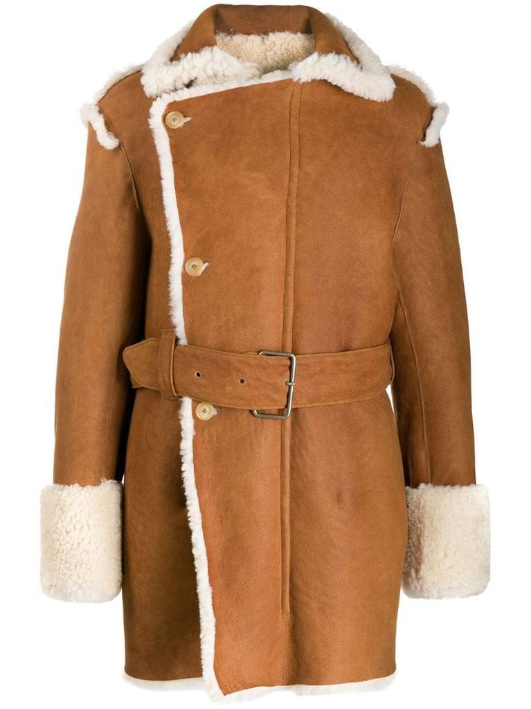 shearling-lined coat