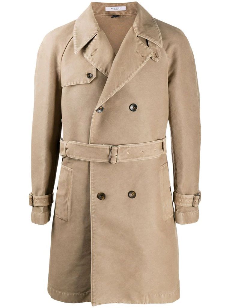 belted peacoat