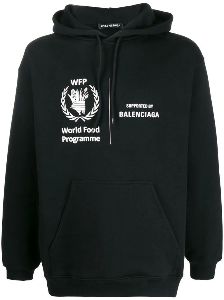World Food Programme print hoodie