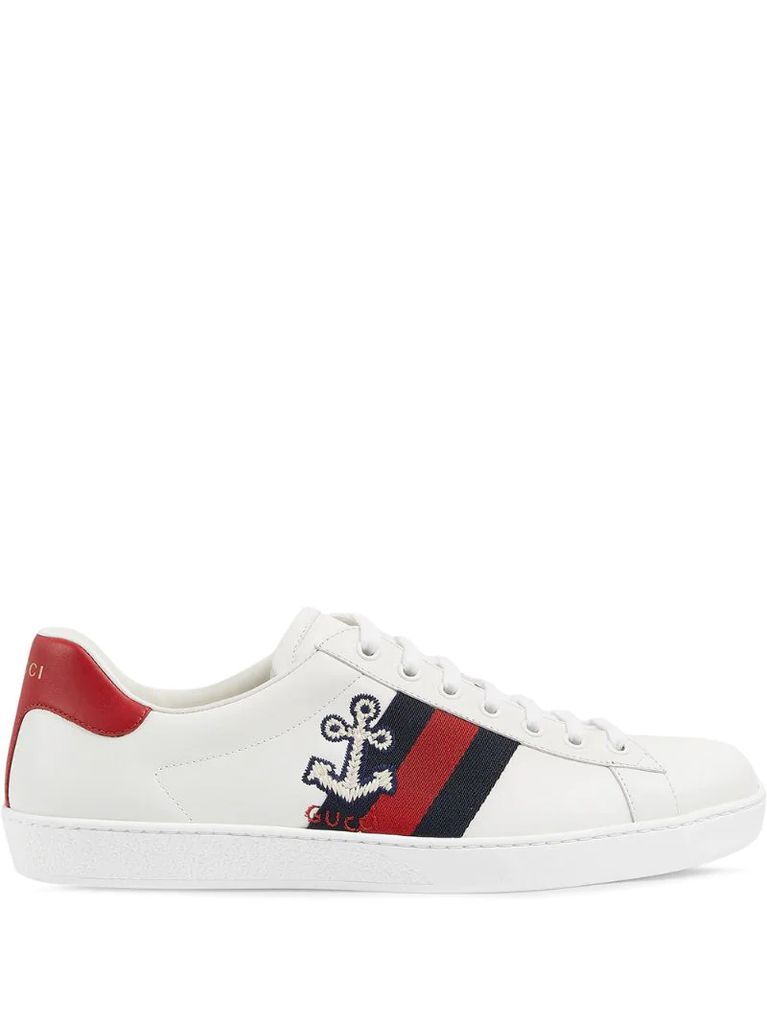 Ace embroidered low-top sneakers