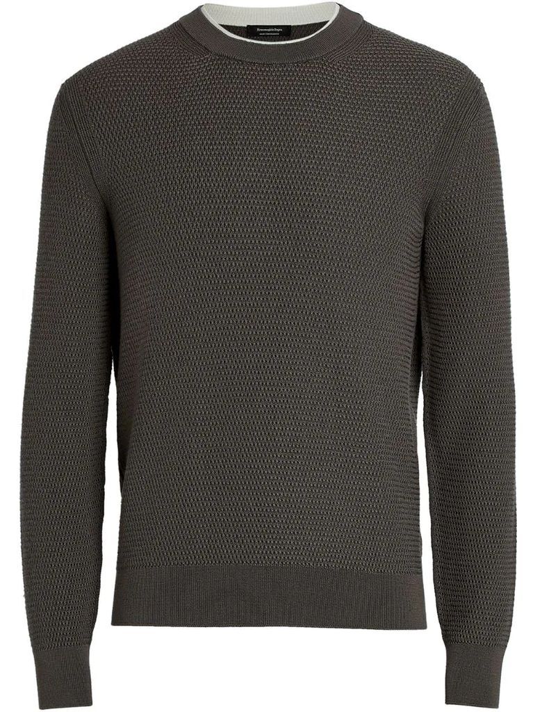 tricot knitted jumper