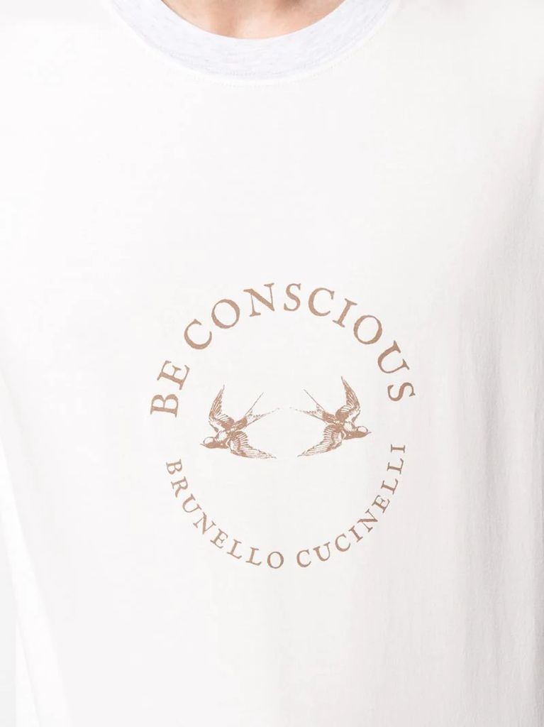 Be Conscious crew neck T-shirt