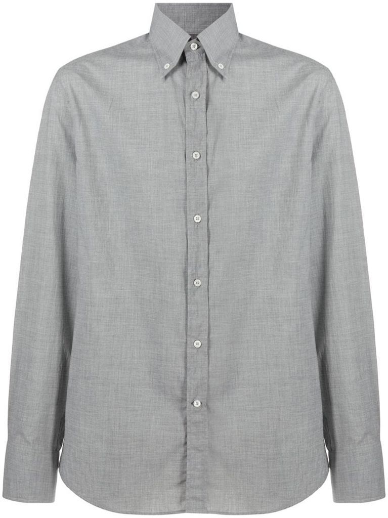 button-collar chambray shirt