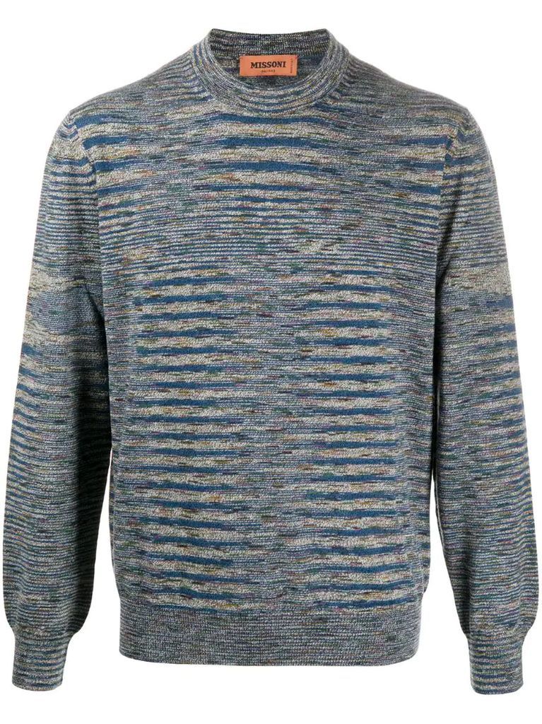 striped wool pullover