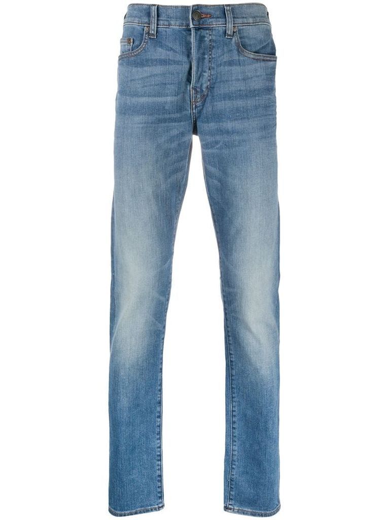 straight-leg jeans