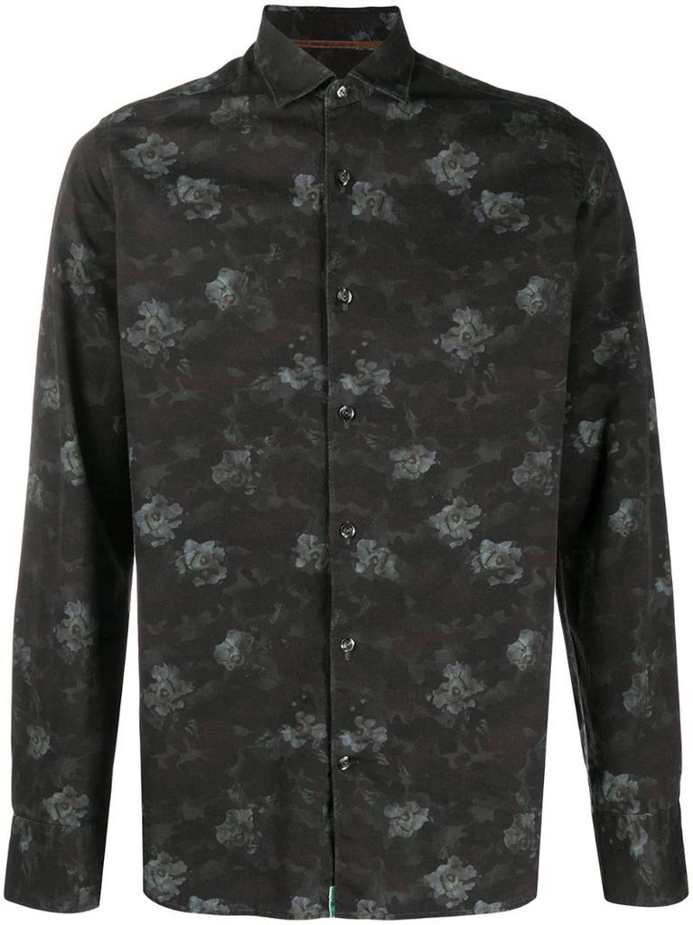 all-over floral print shirt