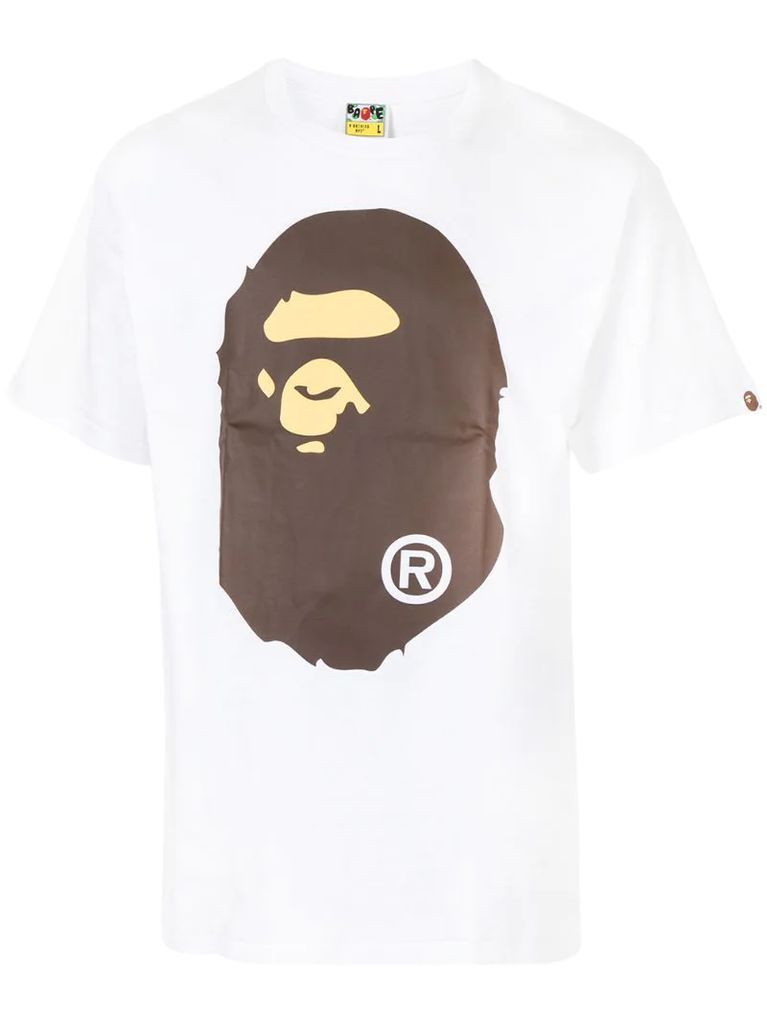 Big Ape Head-print cotton T-shirt